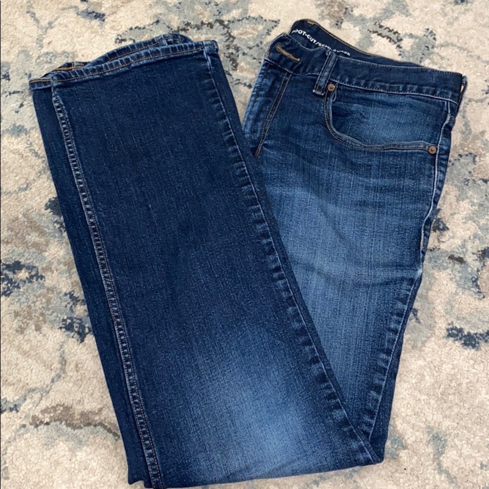 Old navy bootcut jeans !! Men !!